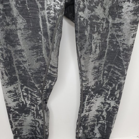 Lululemon Wunder Under Tight Legging 28” HR Sz 8 Crinkle Heather Brindle Foil - Picture 5 of 16